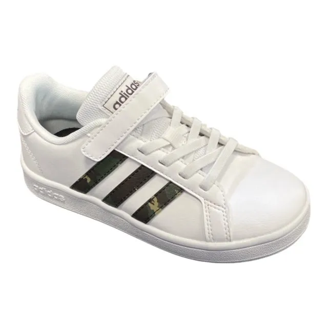 Adidas scarpa da ginnastica da bambini Grand Court EL C GZ1085 white-camu