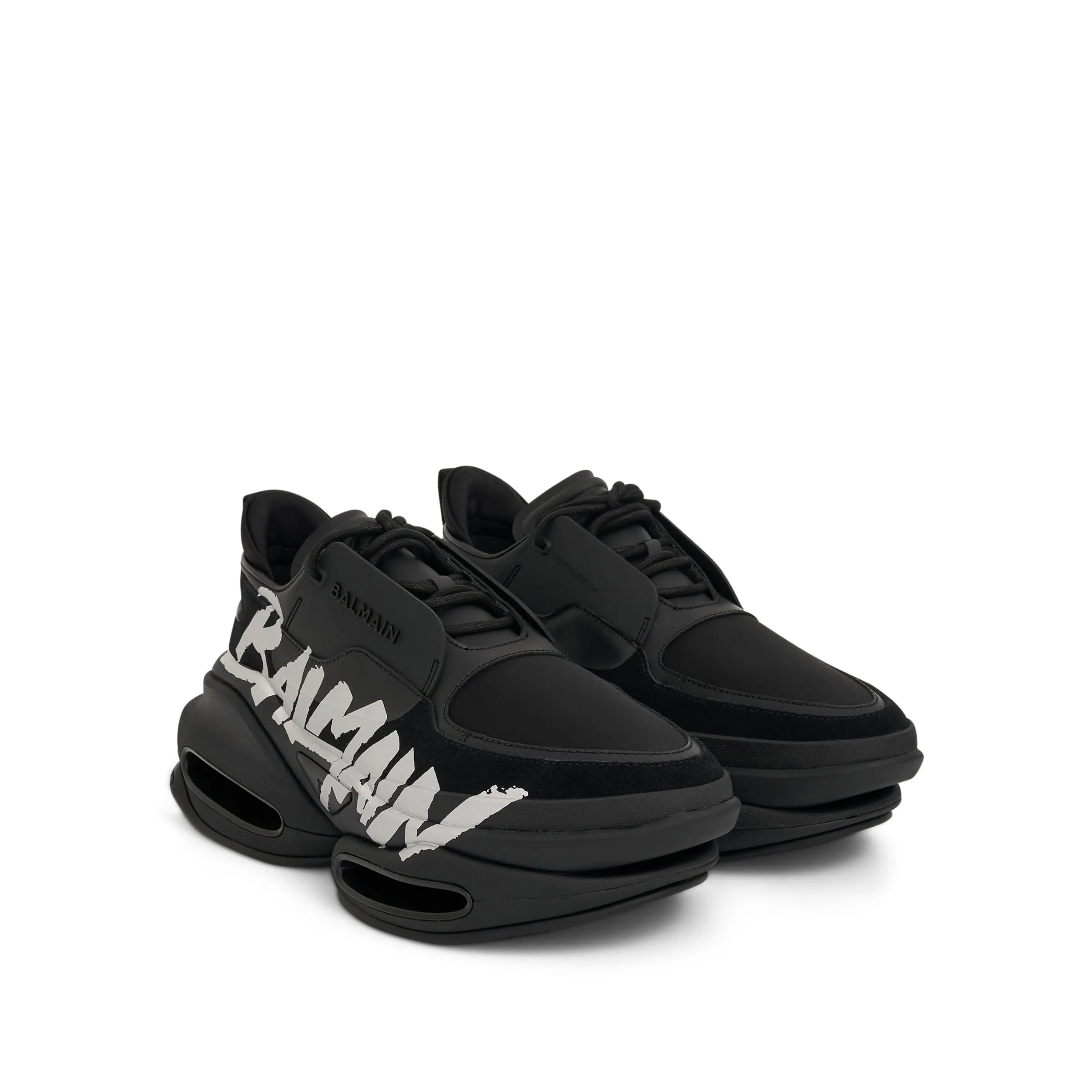 B-Bold with Logo Sneaker in Black