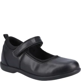 Black Bianca Senior School Shoes