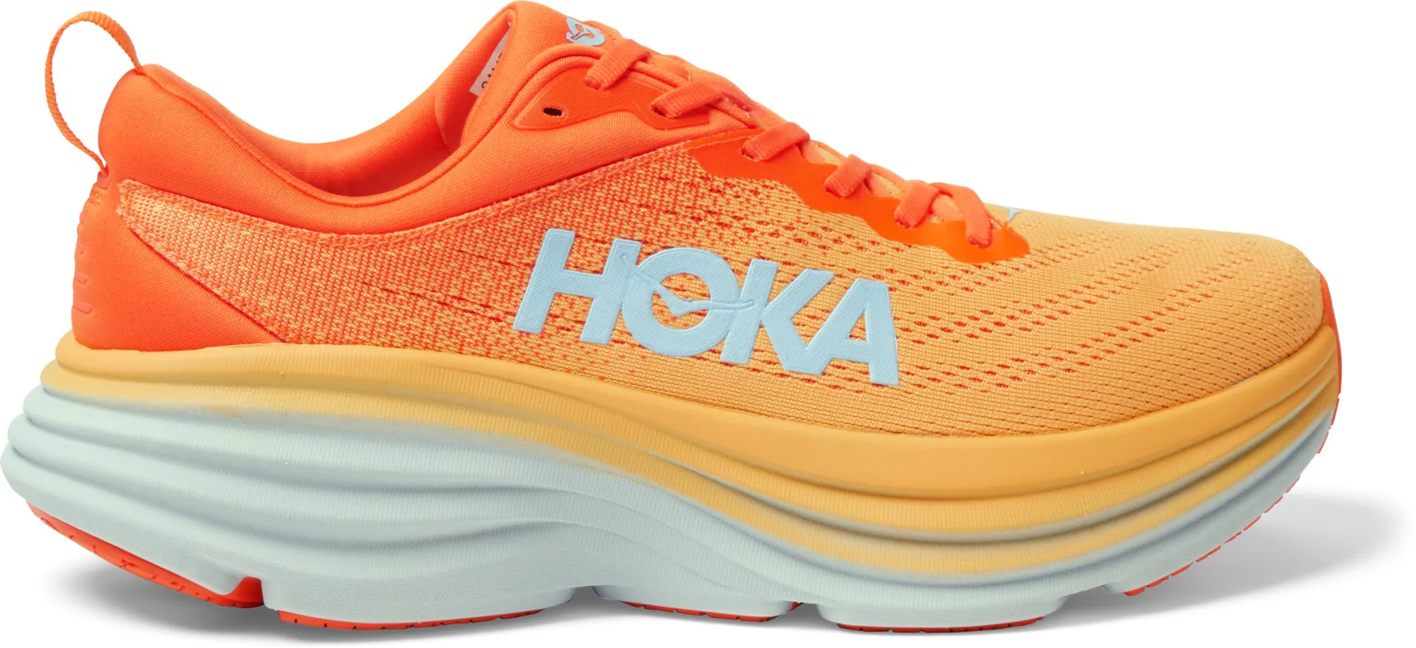 Bondi 8 Road Running Shoe - Men's HOKA, Orange