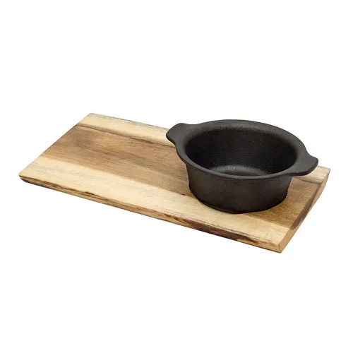 Browne 571267 Serving Board, 11-4/5 in  x 6-7/10 in , rectangular, reversible: smooth/with (1)