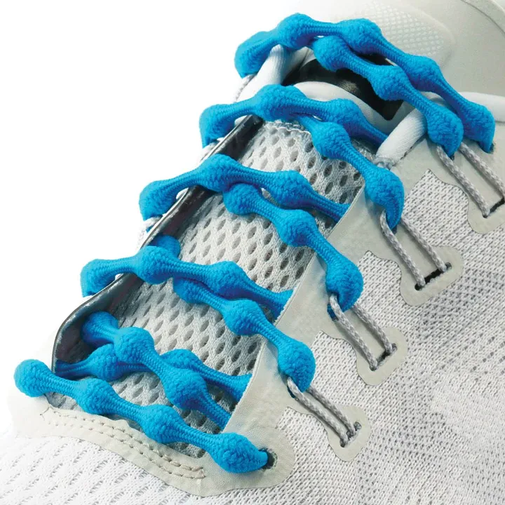 Caterpy Original No Tie Shoe Laces Tropical Blue