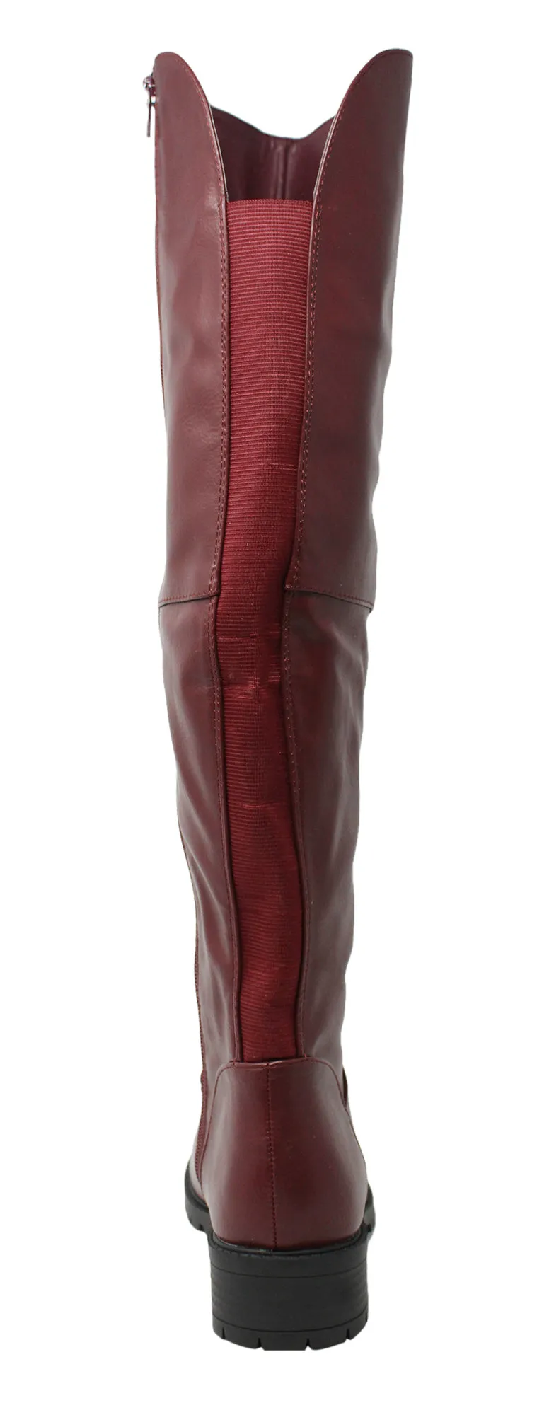 Charming Lady Women's Stretch Calf Knee High Riding Boot