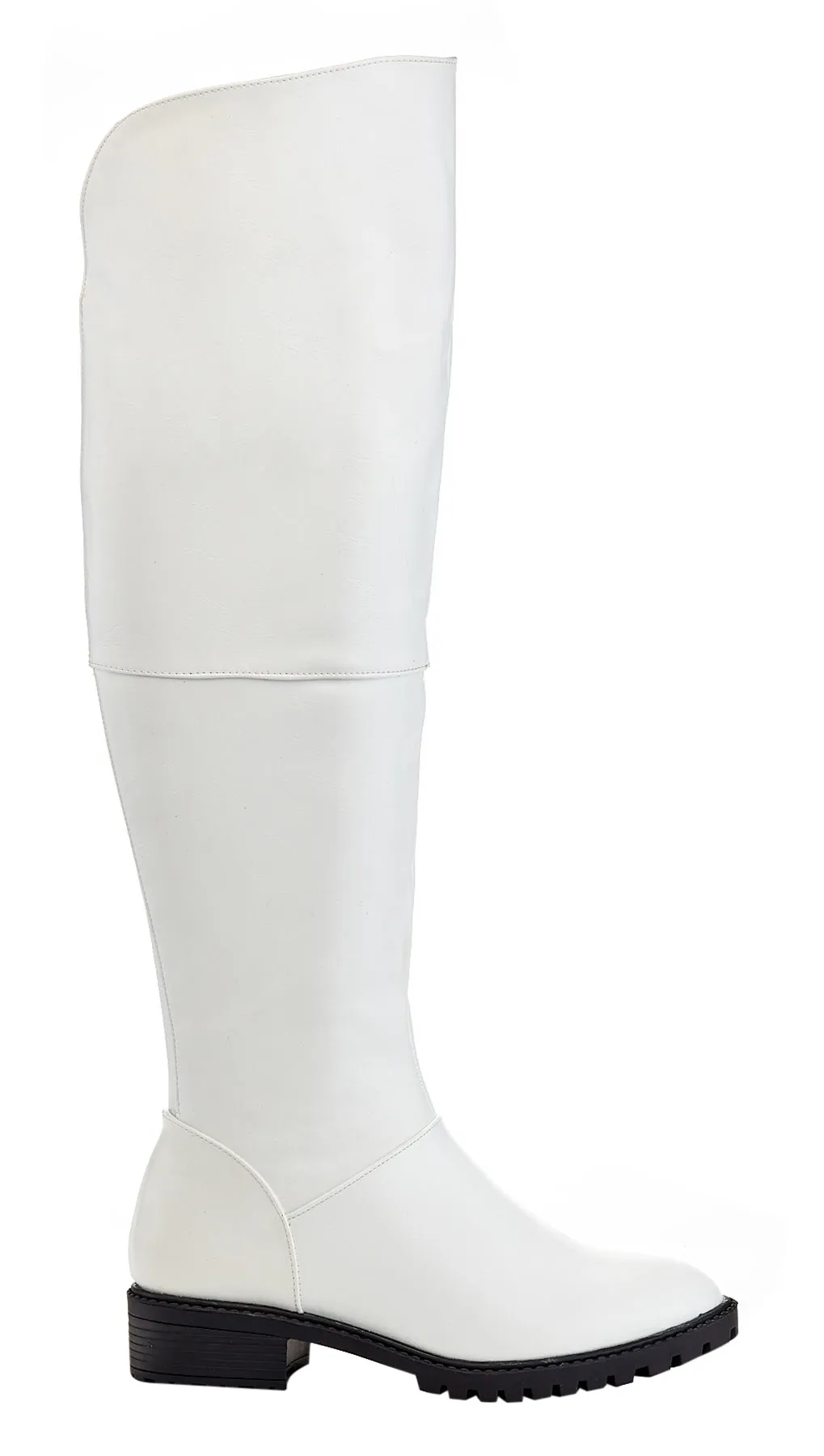 Charming Lady Women's Stretch Calf Knee High Riding Boot