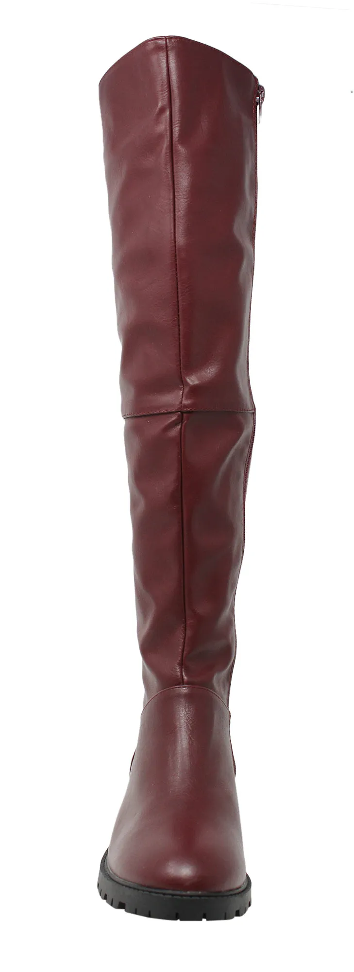 Charming Lady Women's Stretch Calf Knee High Riding Boot