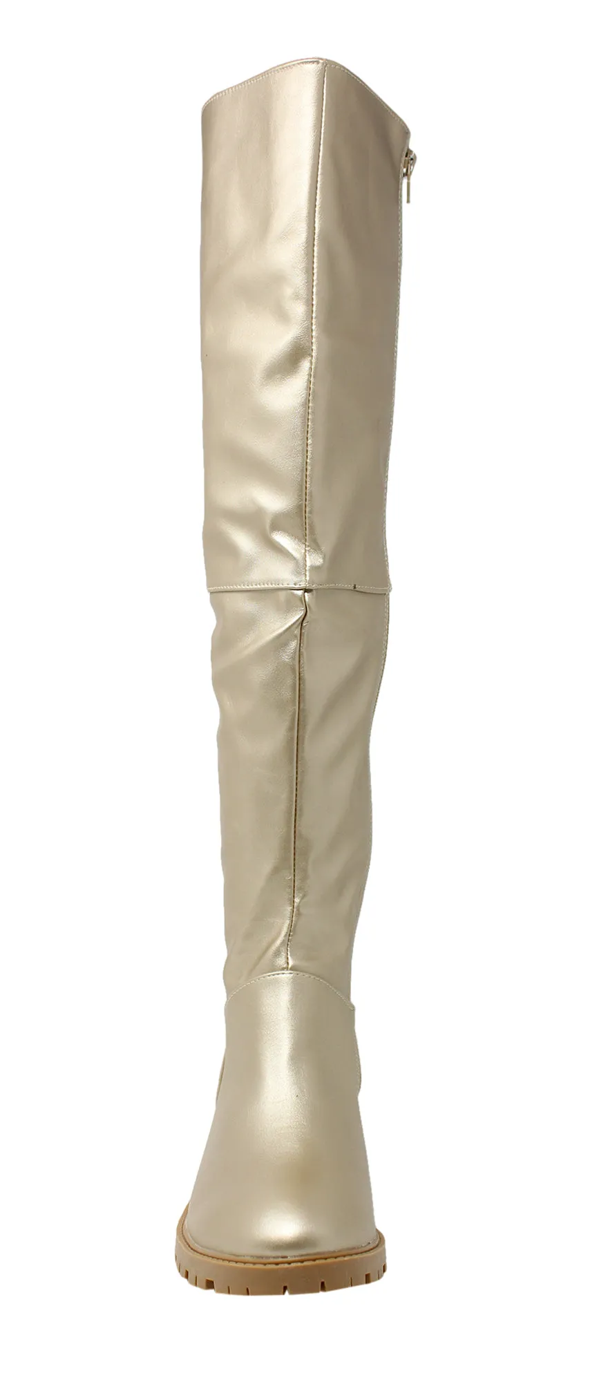 Charming Lady Women's Stretch Calf Knee High Riding Boot