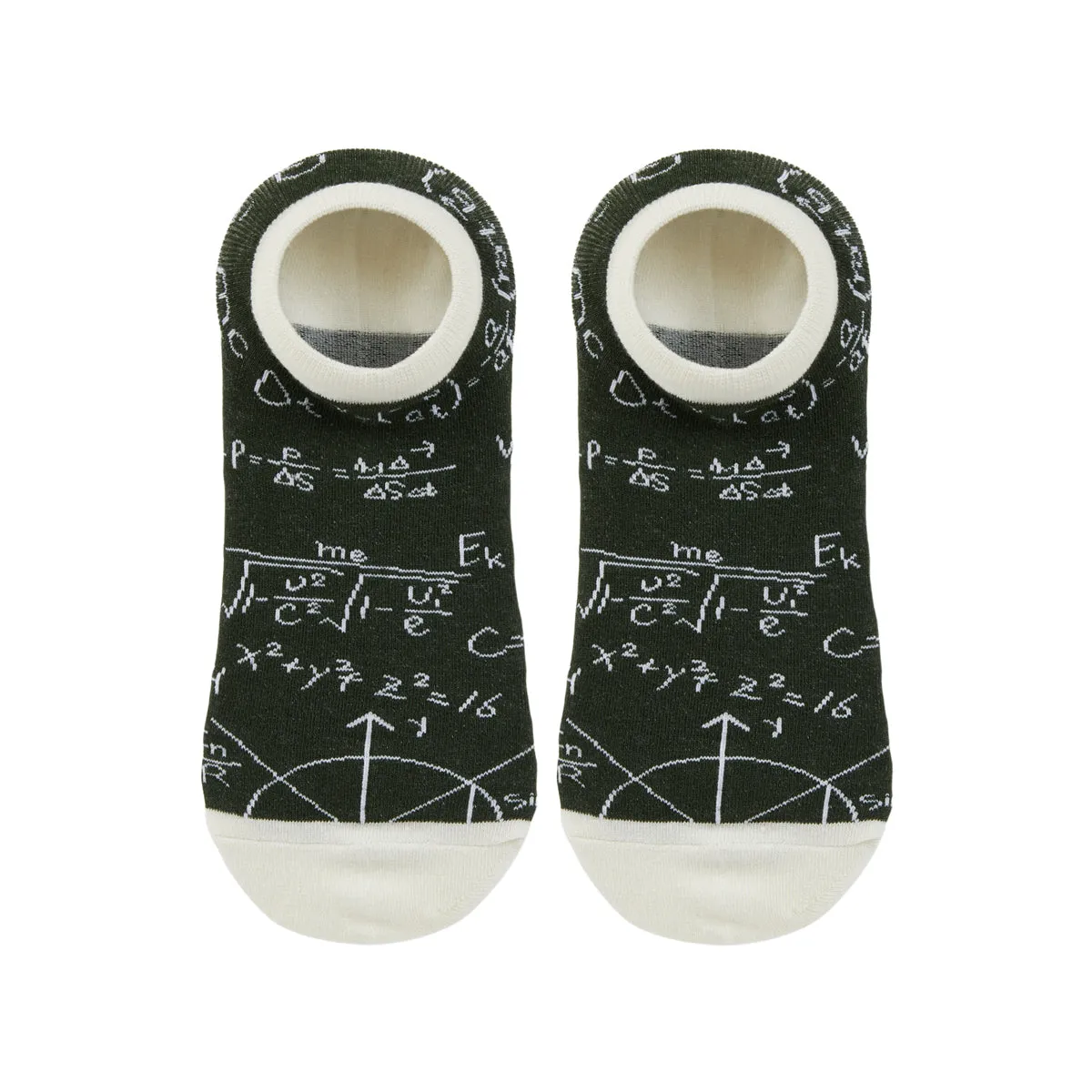 Equation Printed Ankle Socks