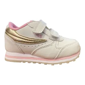 Fila scarpa sneakers da bambina infant Orbit con Velcro 1011080.00I bianco-oro