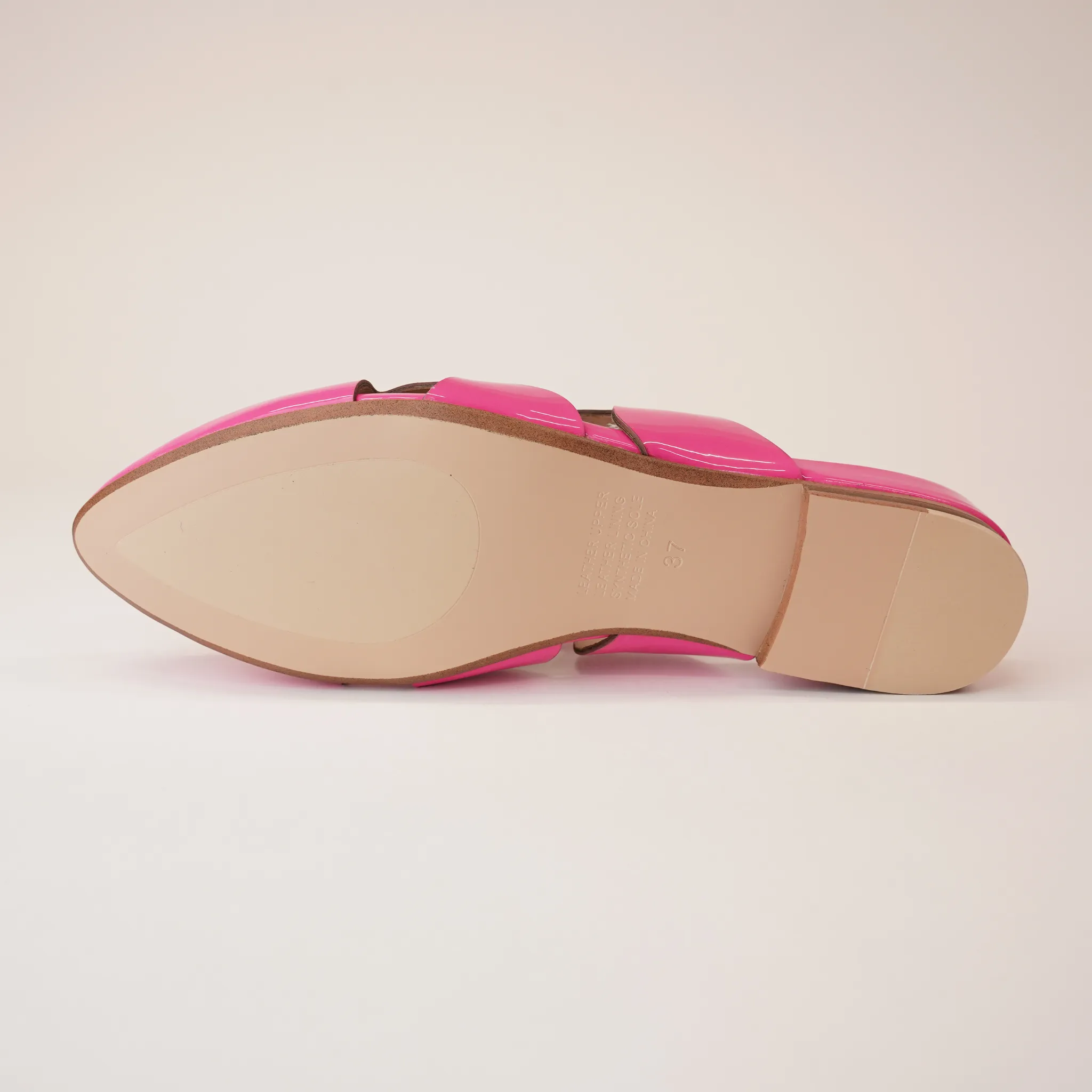 Forli Hot Pink Patent Leather Flats