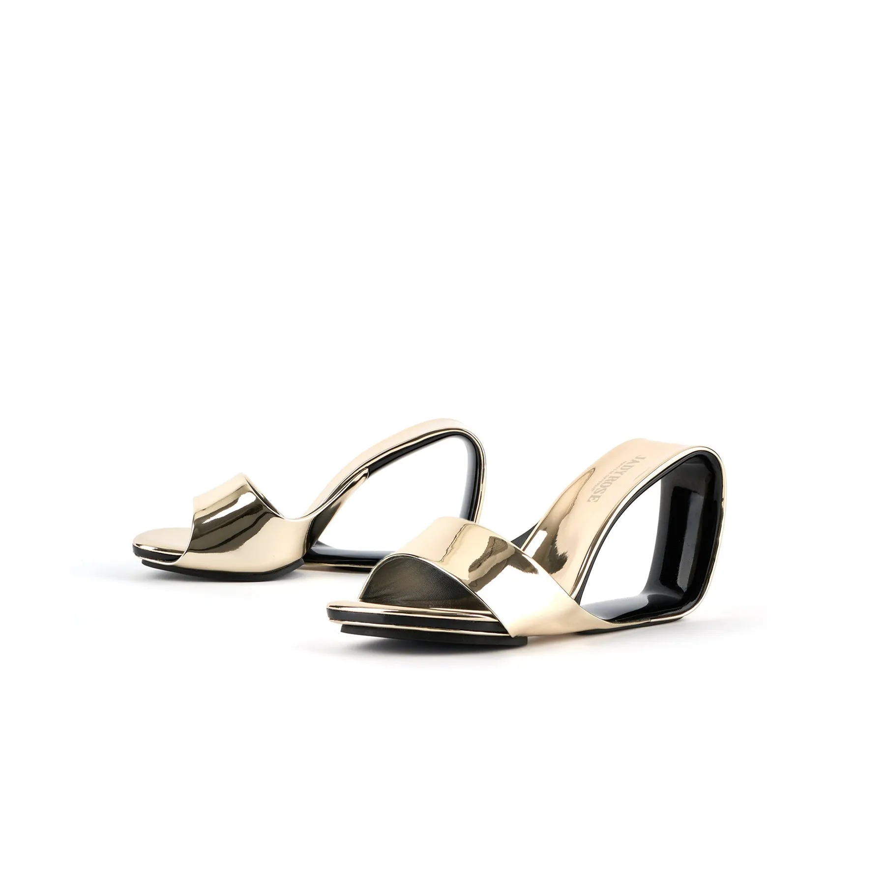 Hollow Heel Slip-On Mules