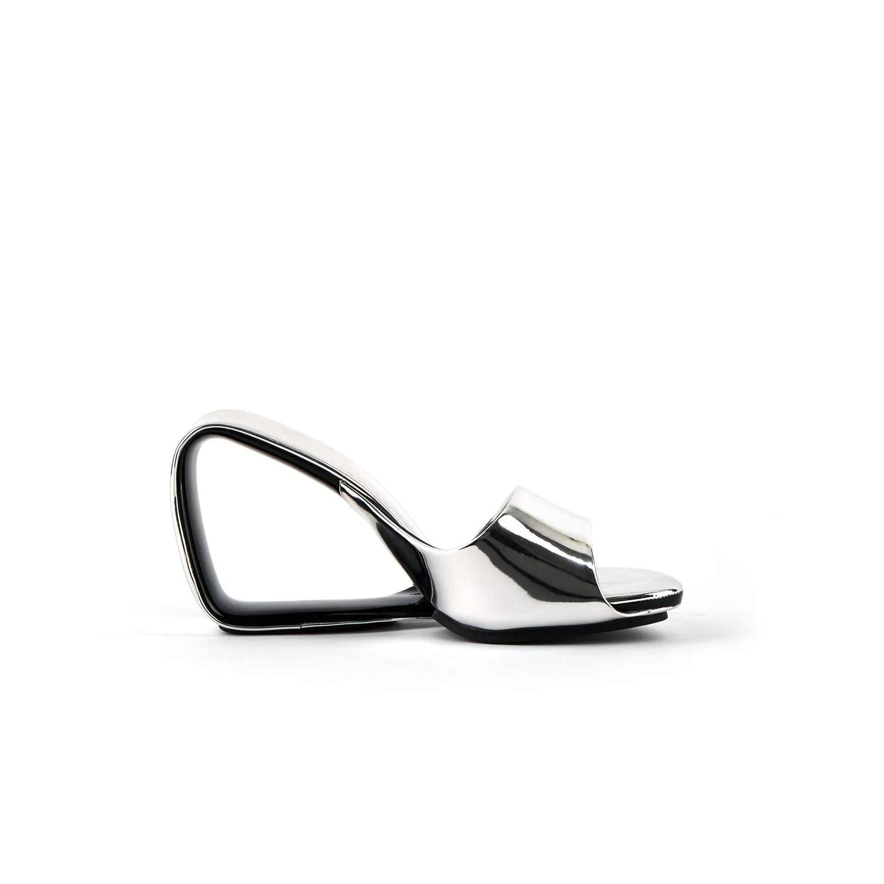 Hollow Heel Slip-On Mules