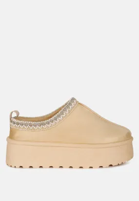 Jesters Embroidered Platform Classic Slip-On