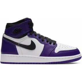 Jordan 1 Retro High Court Purple White (GS)