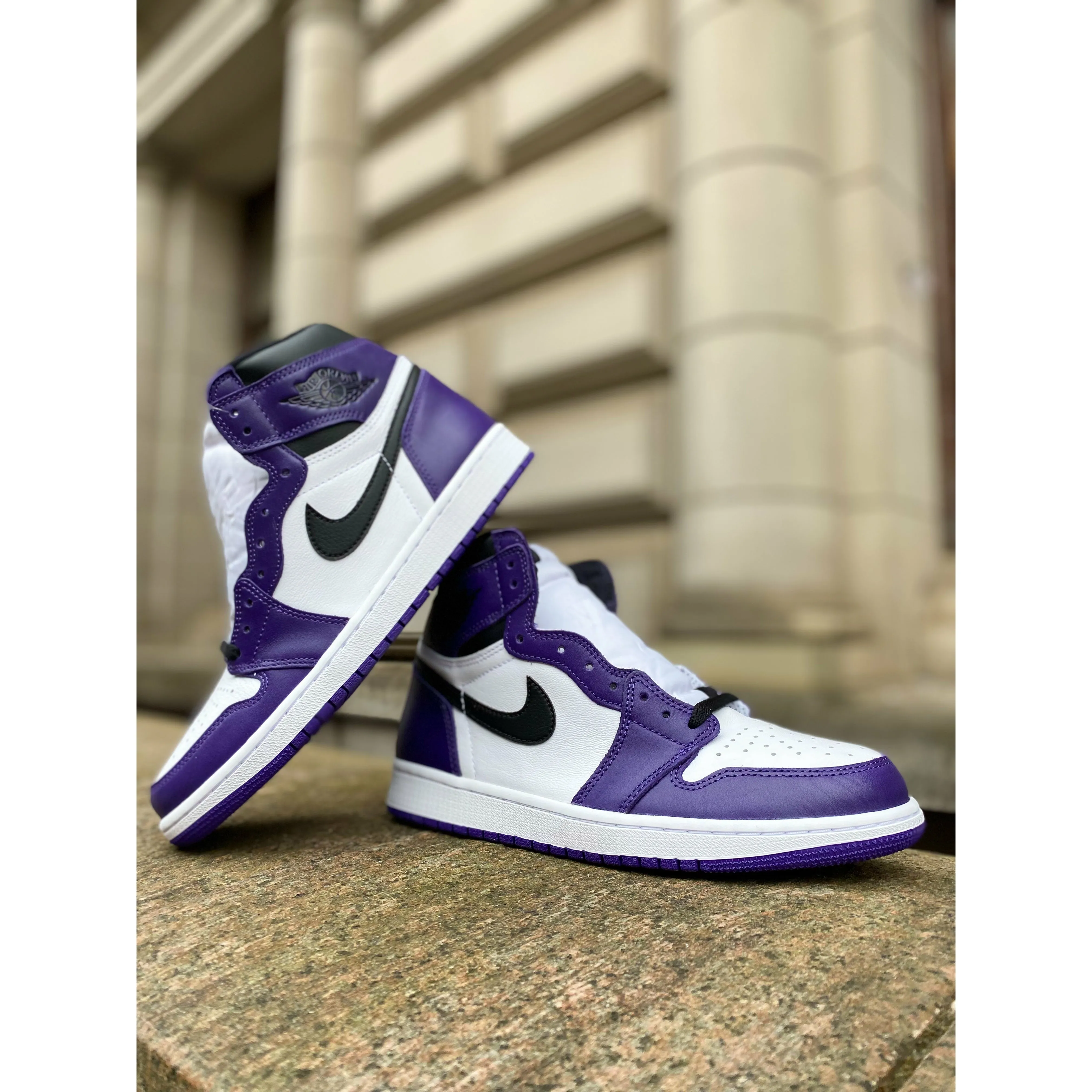 Jordan 1 Retro High Court Purple White (GS)