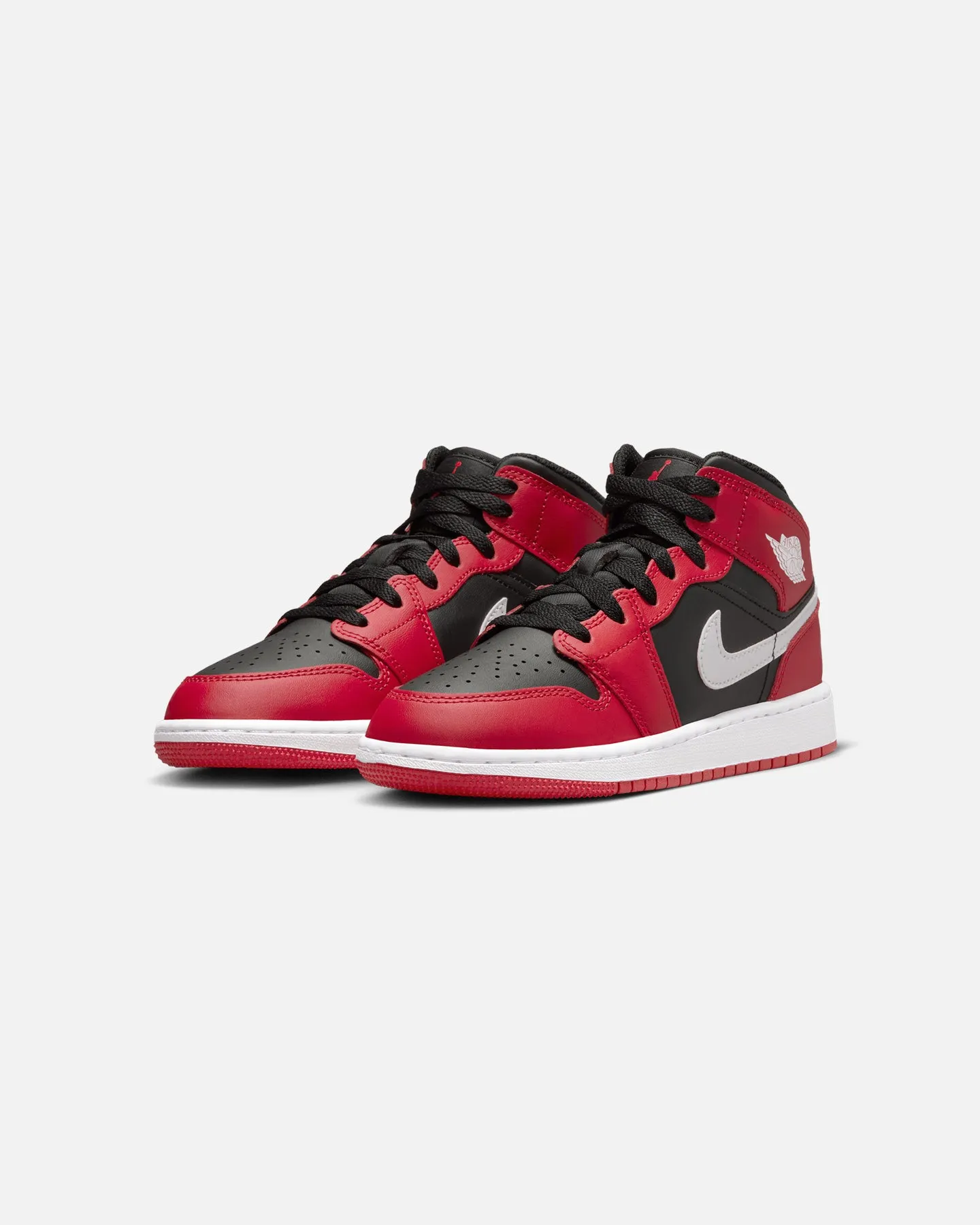 Jordan Kids' Air Jordan 1 Mid (GS) Black/Red