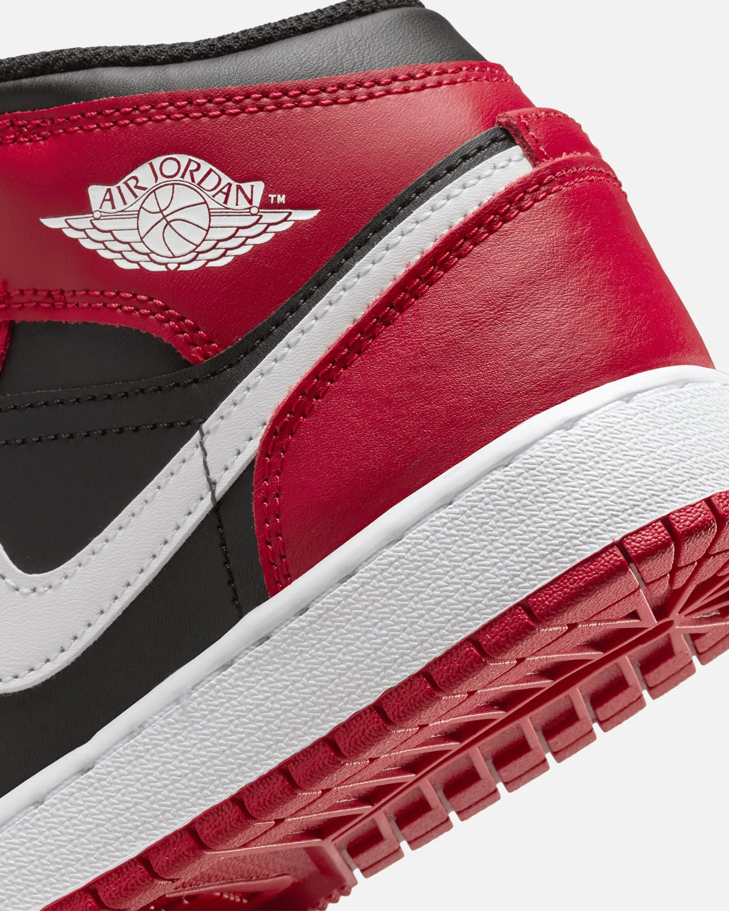 Jordan Kids' Air Jordan 1 Mid (GS) Black/Red