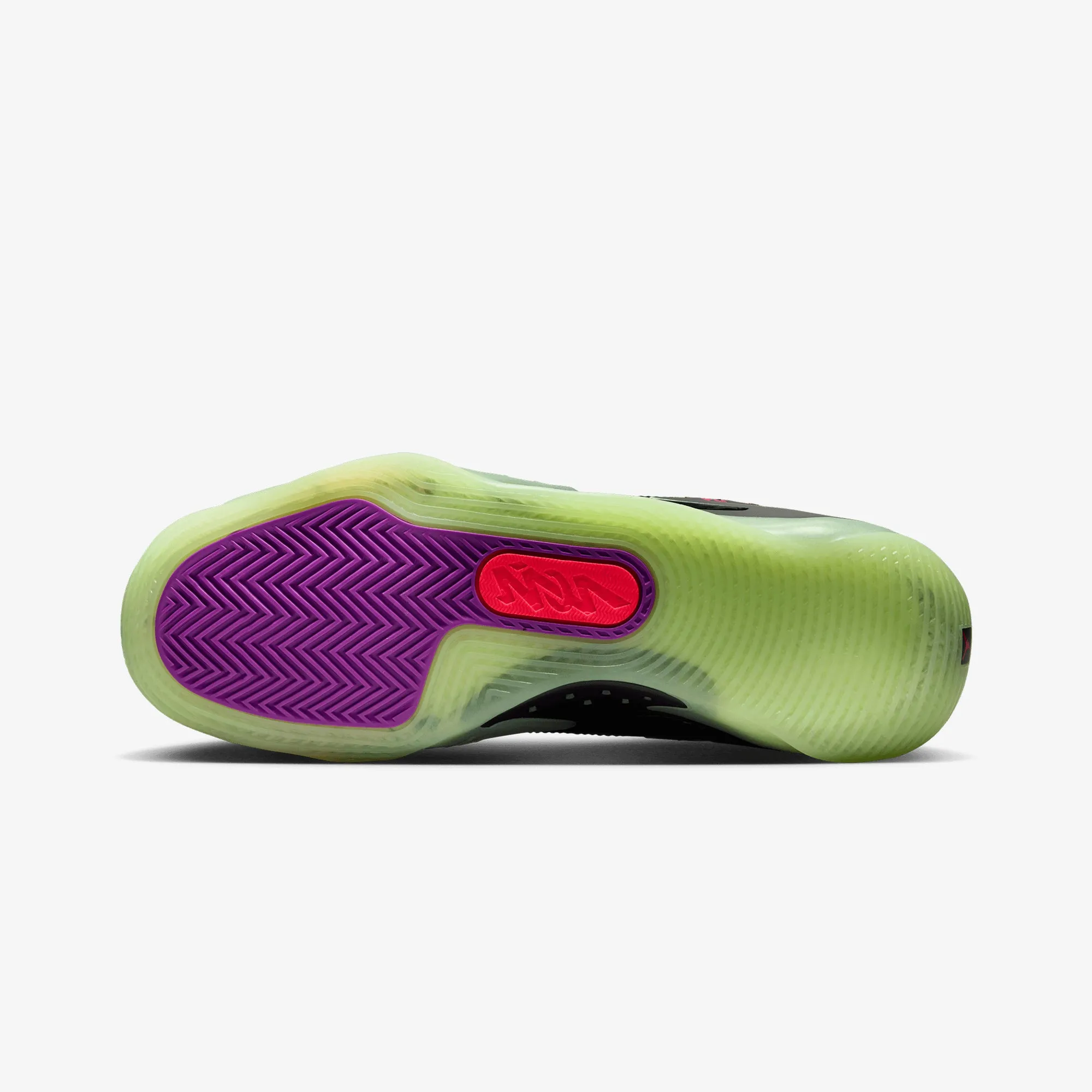 JORDAN | ZION 3 PF { BLACK/SOLAR RED-VIVID PURPLE-BARELY VOLT