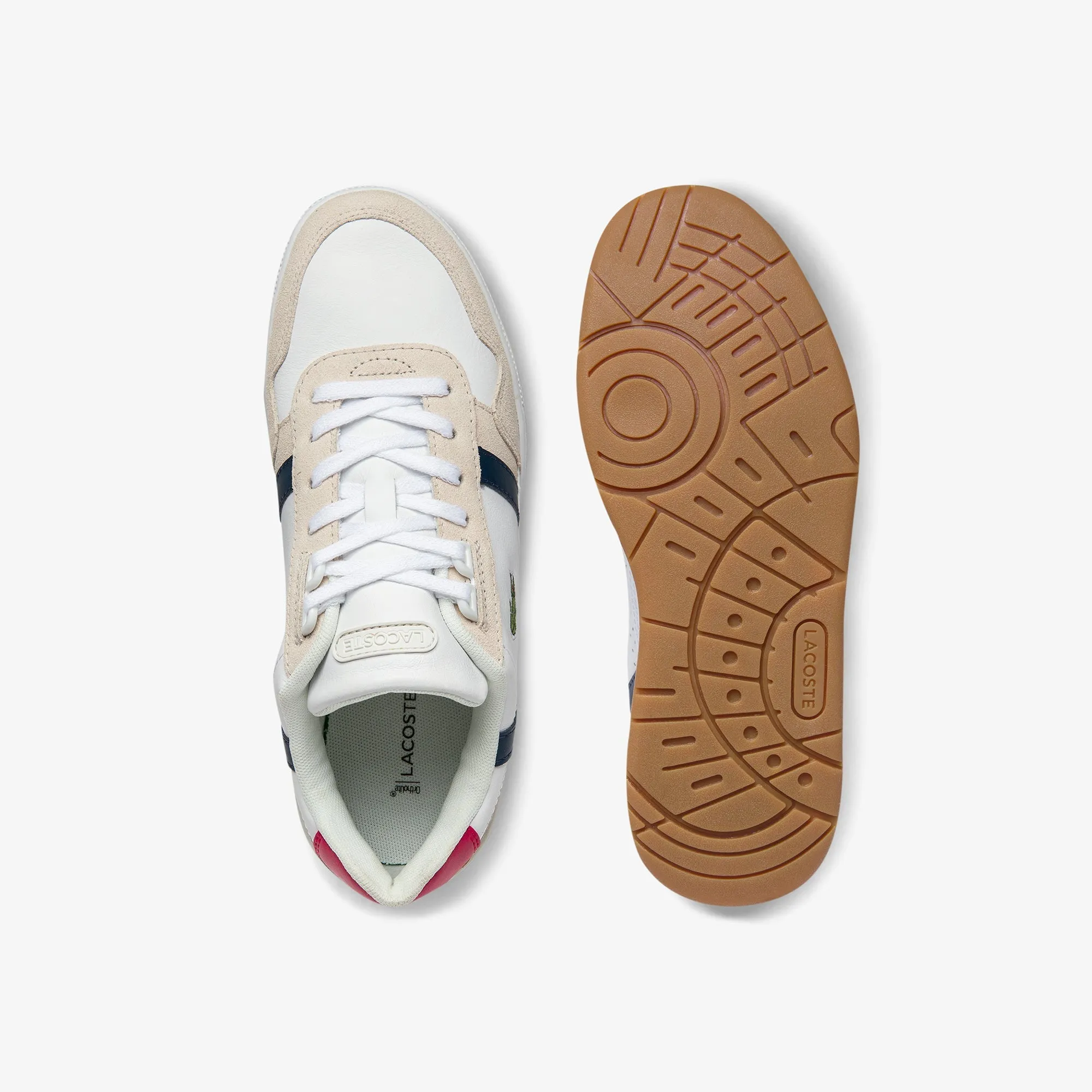 Lacoste T-Clip 0120 2 Sfa Sneakers - White/Navy/Red