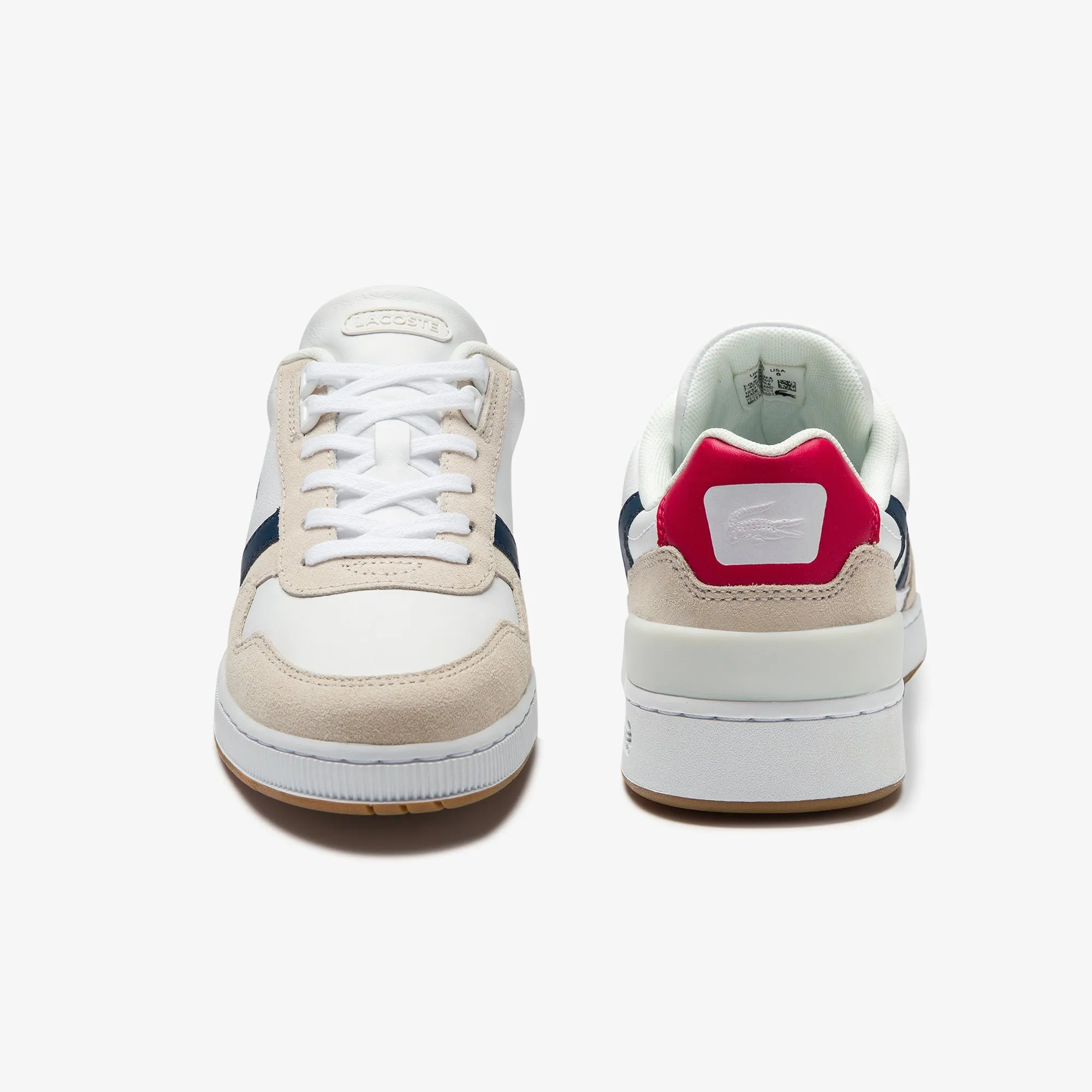 Lacoste T-Clip 0120 2 Sfa Sneakers - White/Navy/Red