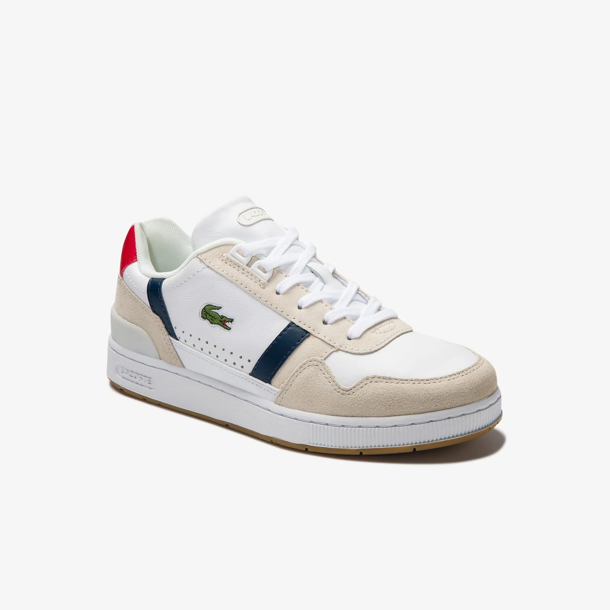 Lacoste T-Clip 0120 2 Sfa Sneakers - White/Navy/Red