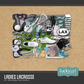 Ladies Lacrosse Digital Scrapbook Kit