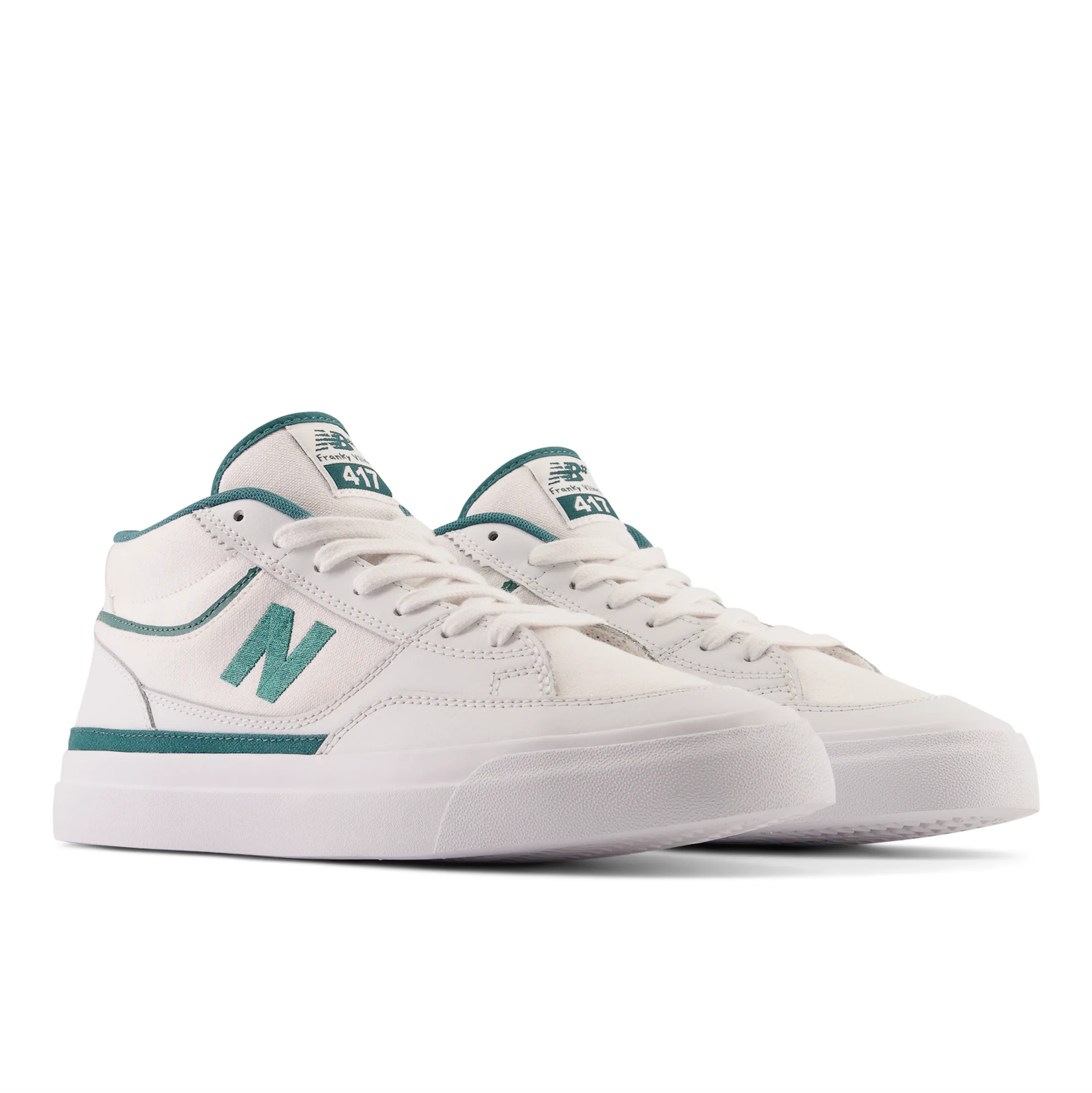 New Balance Numeric Franky Villani 417 - White/Vintage Teal