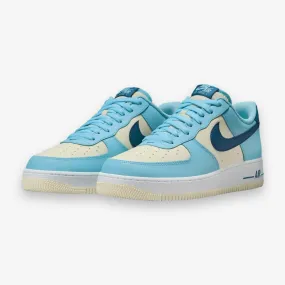 NIKE AIR FORCE 1 '07 AQUARIUS BLUE/COURT BLUE-COCONUT MILK HF4837-407