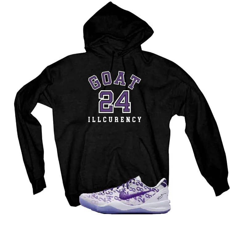 Nike Kobe 8 "Court Purple" | illcurrency Black T-Shirt (Goat 24)