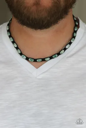 Paparazzi Necklace ~ Slip and ROCKSLIDE - Green