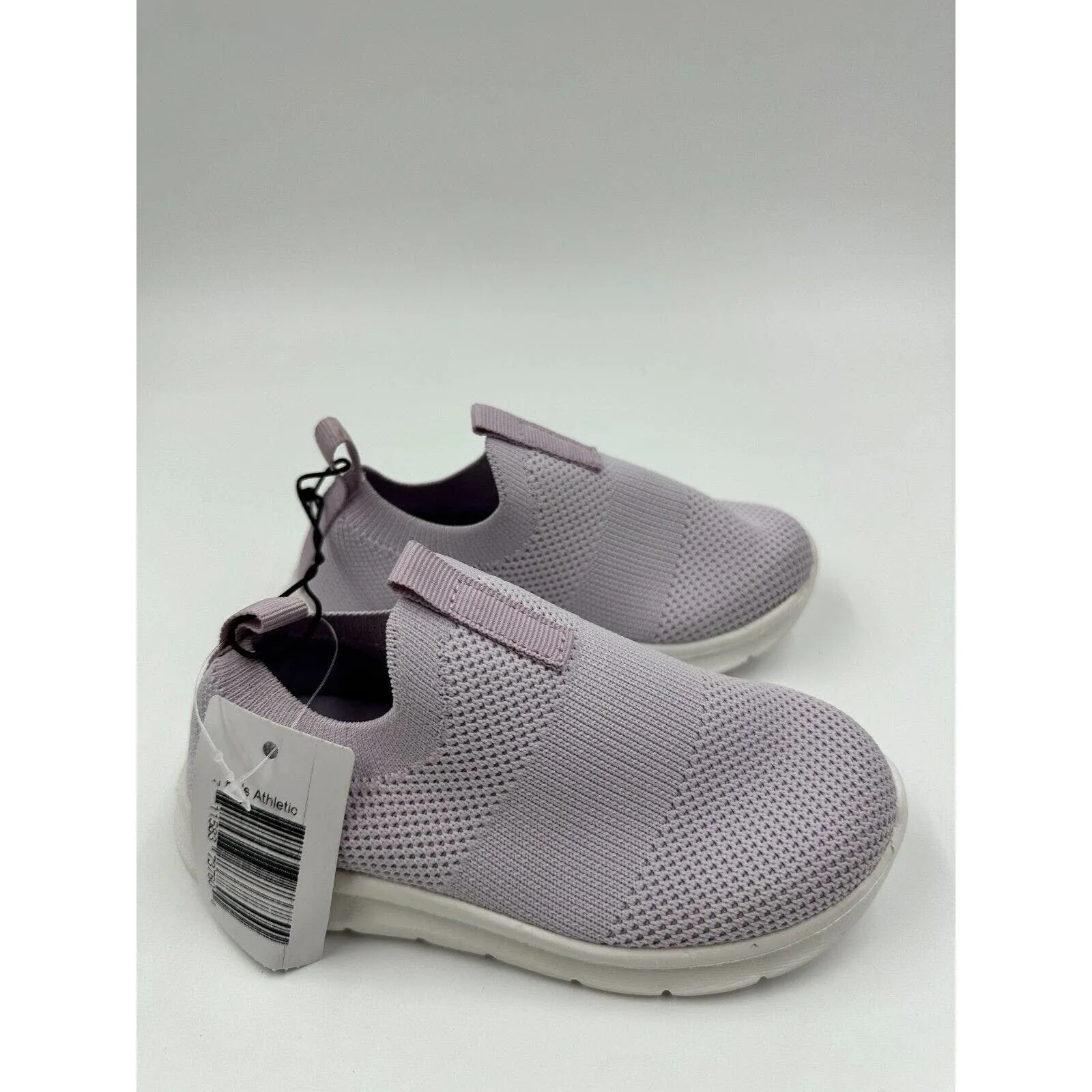 Small Kid Size 9, Purple Slip-on Water Sneakers.