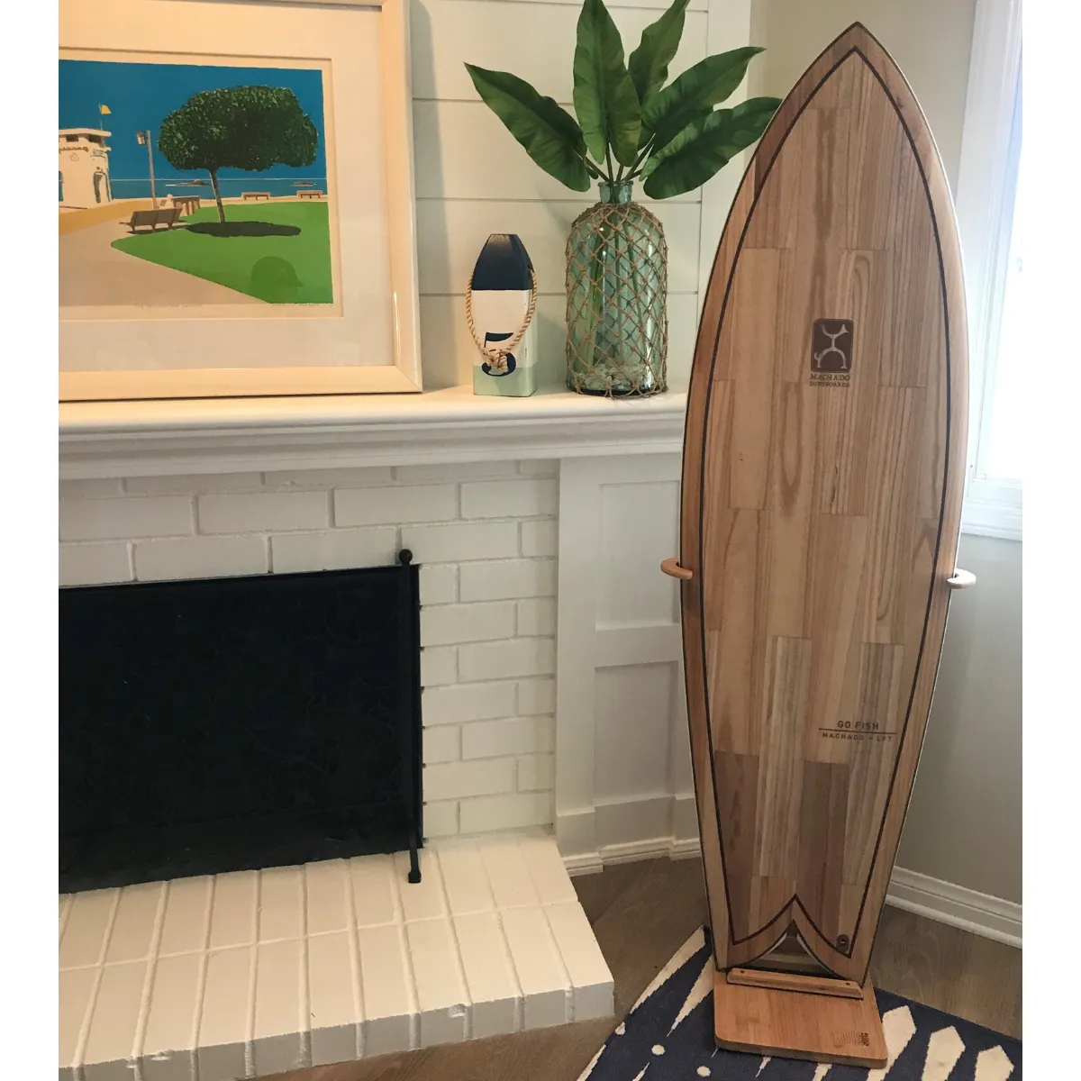 Surfboard Freestanding Rack - Vertical Bamboo