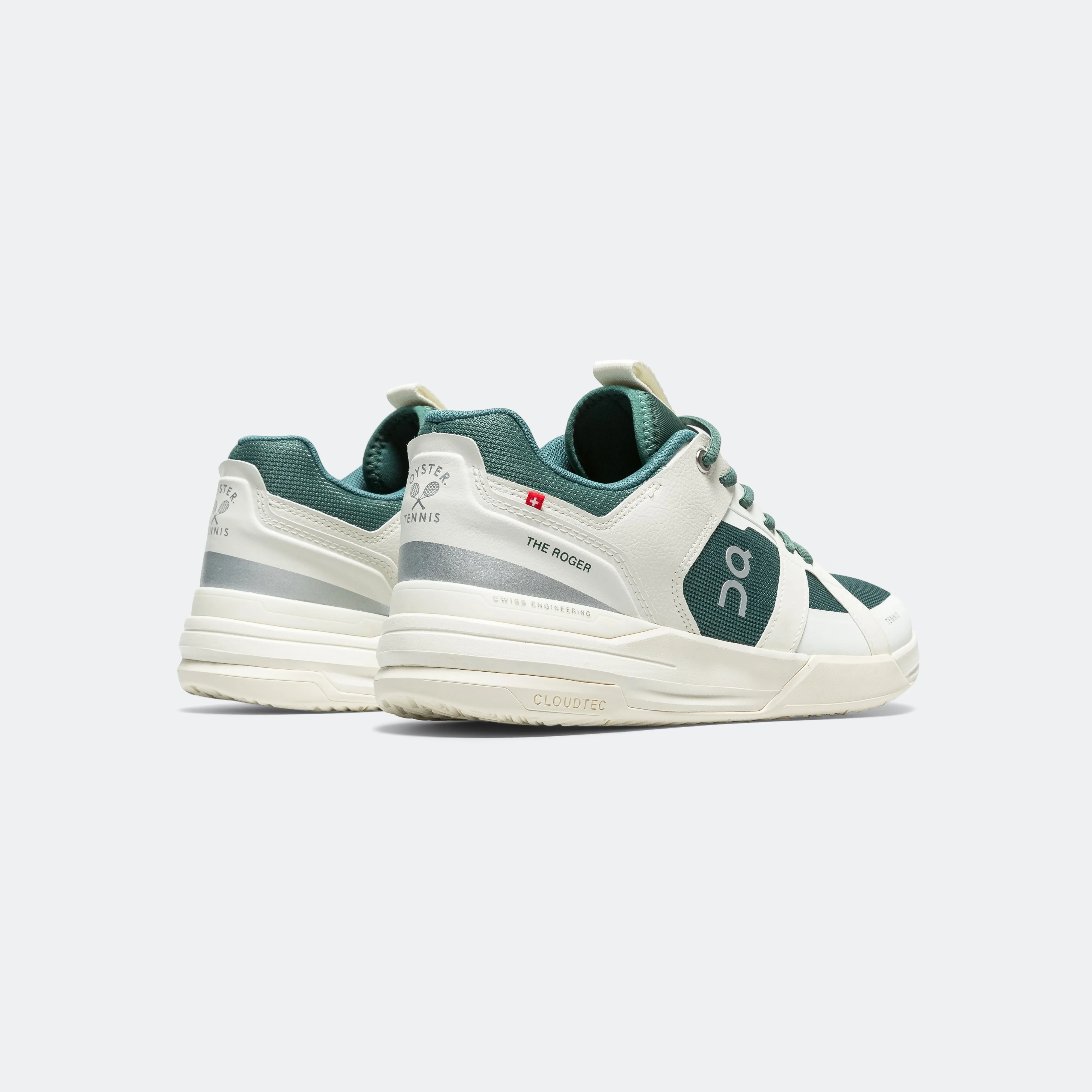 THE ROGER Clubhouse Pro x Oyster Tennis - Ivory/Evergreen