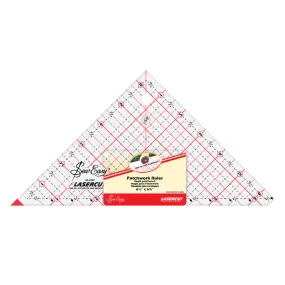 Triangle 6.5" non slip Frosted Advantage quilt ruler | Sew Easy Crafting